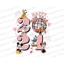 happy new year 2024 png, retro new year png, mouse and friends new year png, new year party png, new year holiday png, m