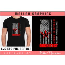 world's best architect typography and groovy and t shirt design