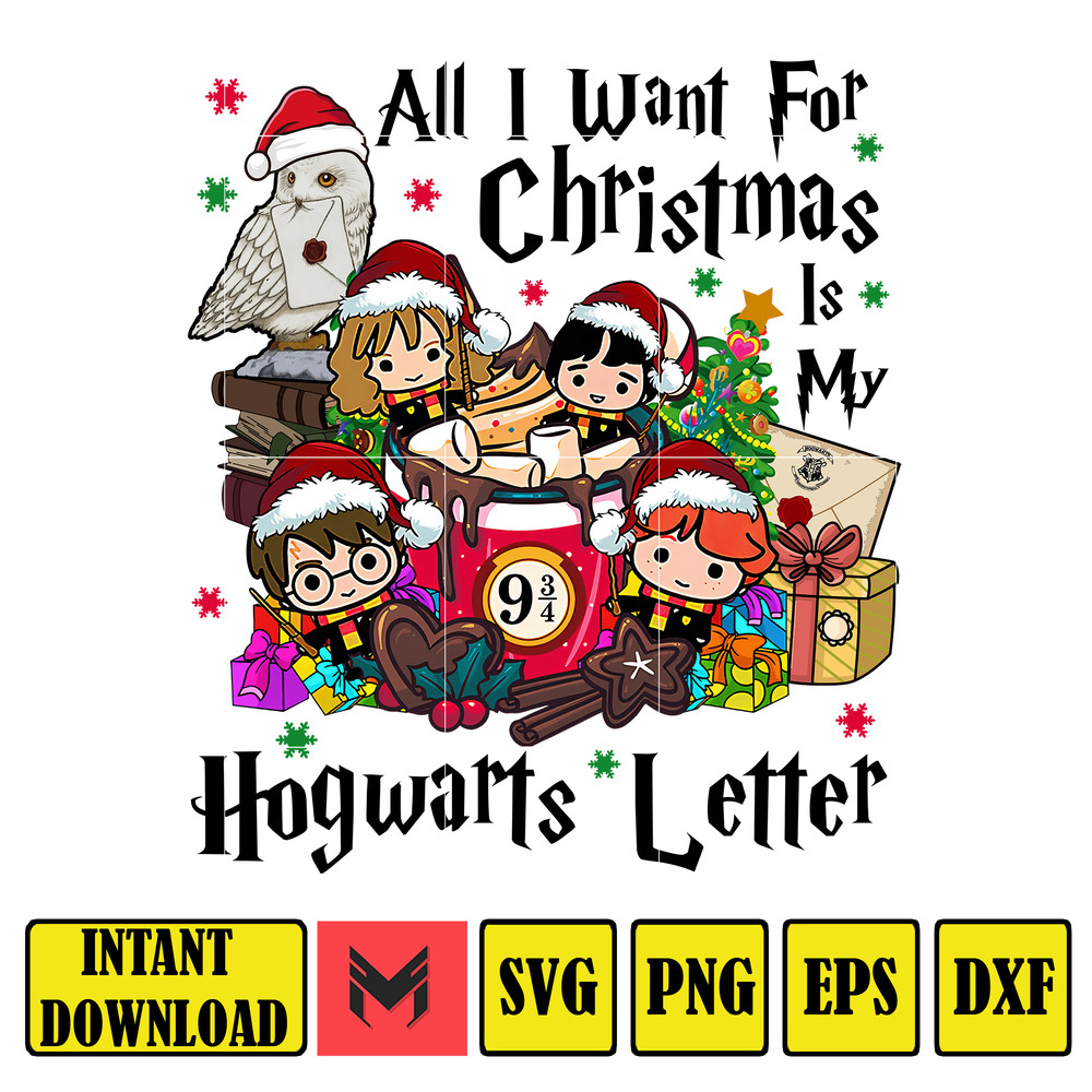 Magic Christmas Svg, HP Christmas Svg, Merry Christmas Svg, Christmas Coffee Svg, Autumn CoffeeSvg, HP Fan Gift (16).jpg