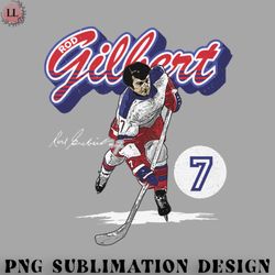 hockey png rod gilbert new york r retro