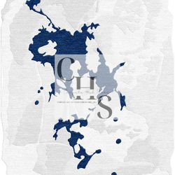 blue and white irregular area rug modern design carpet for elegance and style in your home decor high-quality