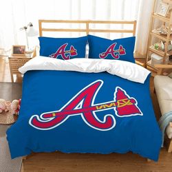 3D Customize Atlanta Braves Et Bedroomet Bed 3D Customize Bedding Set Duvet Cover SetBedroom Set Bedlinen