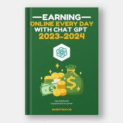 Earning Online Every Day With Chat GPT 2023-2024. EBook (PDF) Instant Download