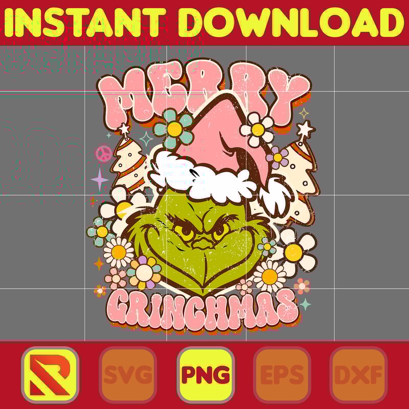 Retro Christmas png, Santa Claus png, Boojee Grinc png, Feeling Extra Grincy Today PNG, Christmas png, Funny Grin for Shirt png (11).jpg