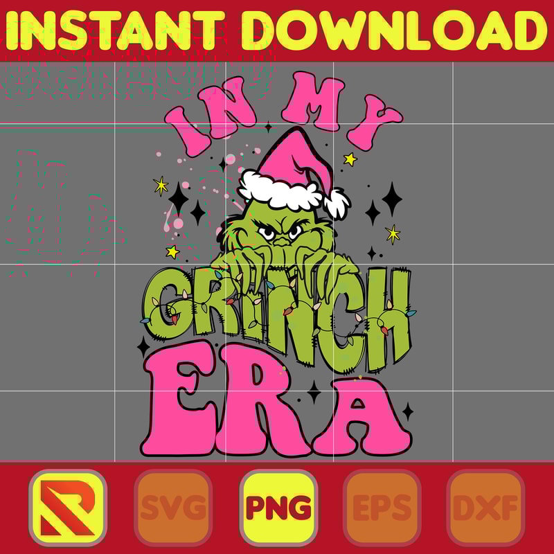 Retro Christmas png, Santa Claus png, Boojee Grinc png, Feeling Extra Grincy Today PNG, Christmas png, Funny Grin for Shirt png (4).jpg