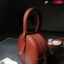 digital women's round bag leather - women's  leather round bag  pdf