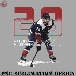 hockey png nathan mackinnon colorado outline