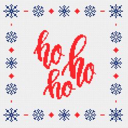 merry christmas cross stitc pdf hohoho, christmas ornaments cross stitch patterns pdf by crossstitchart instant download