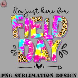 hockey png im just here for field day leopard tie dye last day school