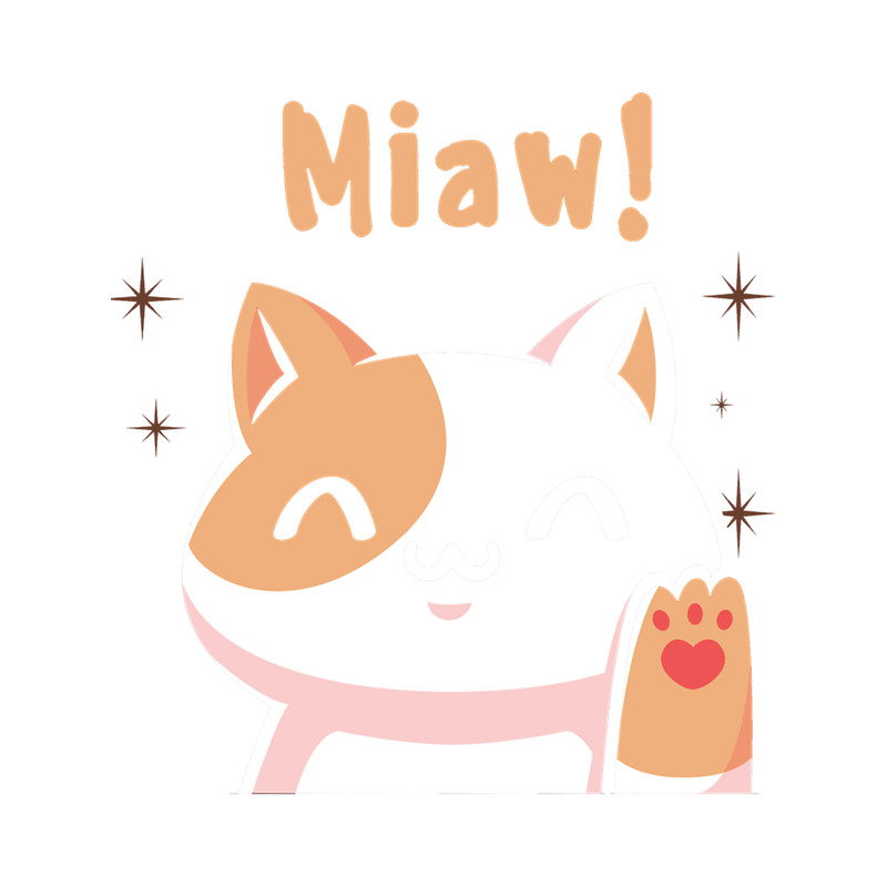 Cat Miaw-Kitty-Cute Cat-Funny Essential .png