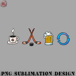 hockey png coffee hockey beer repeat