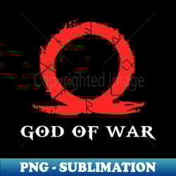 god of war logo - modern sublimation png file - create with confidence