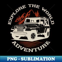wrangler jl jeep car explore - aesthetic sublimation digital file - create with confidence
