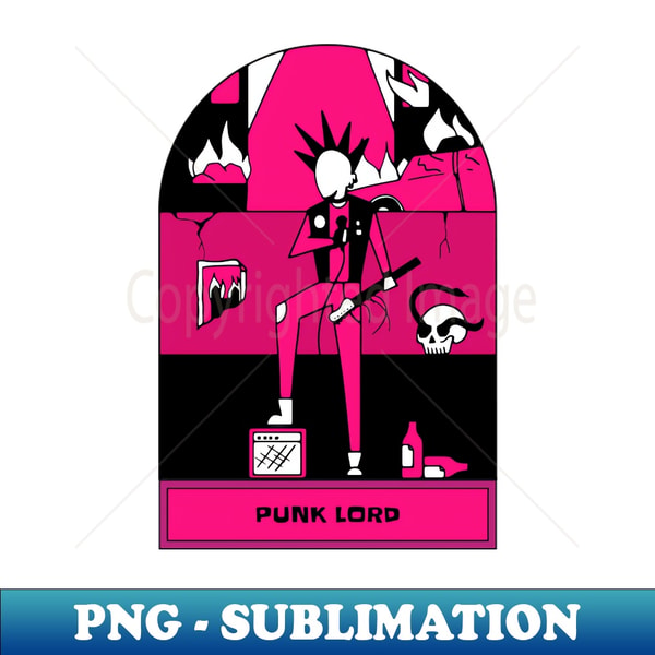 Lord Punk Punk Lord version 1 - High-Resolution PNG Sublimation File - - Inspire ...