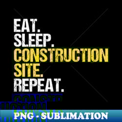 construction worker construction site hard hat - special edition sublimation png file - vibrant and eye-catching typography