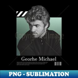 George Michael - Retro PNG Sublimation Digital Download - Defying the Norms