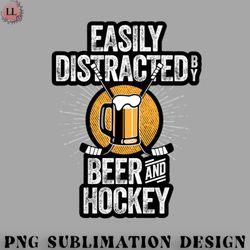 hockey png easily distracted by beer and hockey