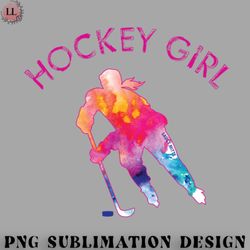 hockey png hockey girl watercolor