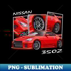 nissan 350z jdm car - sublimation-ready png file - perfect for sublimation art
