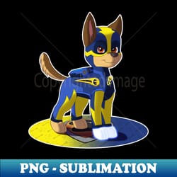 paw patrol mighty pup chase - retro png sublimation digital download - perfect for sublimation art