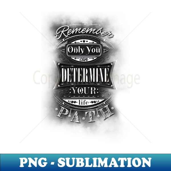 The Path - Typography Design - PNG Transparent Digital Downl - Inspire ...