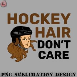 hockey png hockey hair dont care brunette