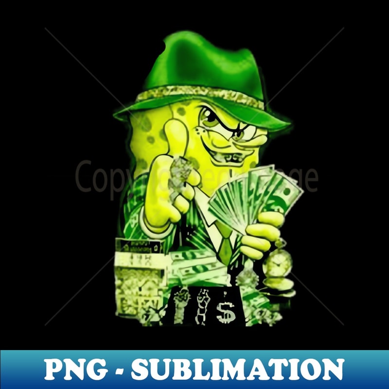 Gangsta SpongeBob - Modern Sublimation PNG File - Bring Your | Inspire ...