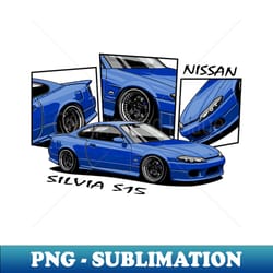 nissasn silvia s15 jdm car - trendy sublimation digital download - unleash your creativity
