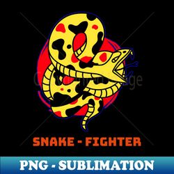 Snake Fighter Martial Arts T-shirts Apparel Mug Notebook Sticker Gift - Exclusive PNG Sublimation Download - Spice Up Your Sublimation Projects