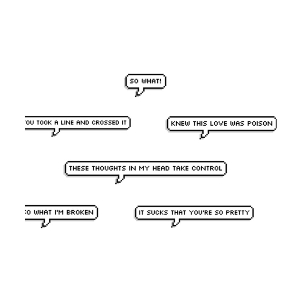 So What! Lyrics Speech Bubbles    .png