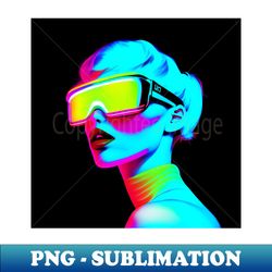 Neon Aeon Neo Noir - Png Transparent Sublimation Design - Perfect For Sublimation Art
