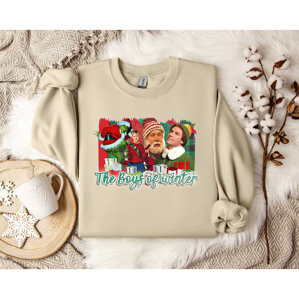 Cheers to Chandler and Joey Friends Sitcom Christmas Apparel, Cozy and Fun.jpg