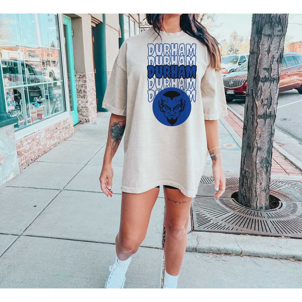 Durham Basketball Team College Basketball T-shirt, Every Day Oversized Shirt - Perfect gift for Blue Devils Fans.jpg