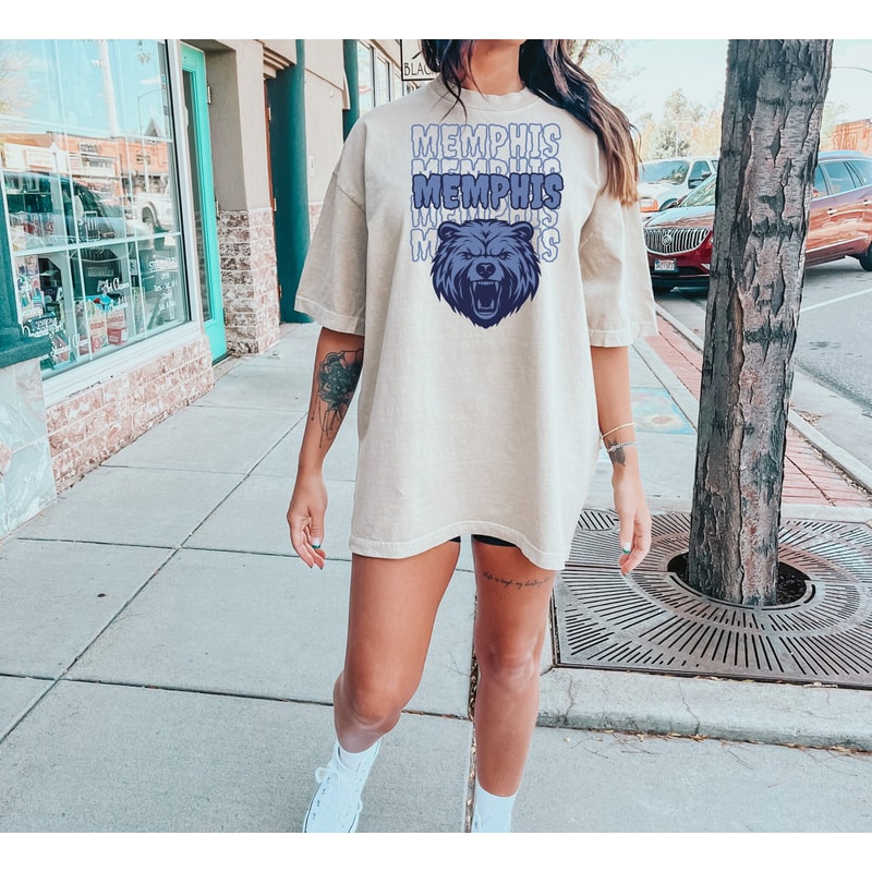 Memphis Basketball Team NBA Blue-ish Grey T-shirt, Every Day Oversized Shirt - Perfect gift for Grizzlies Fans.jpg