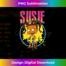 mademark x rugrats - womens susie carmichael v-neck - timeless png sublimation download - infuse everyday with a celebratory spirit