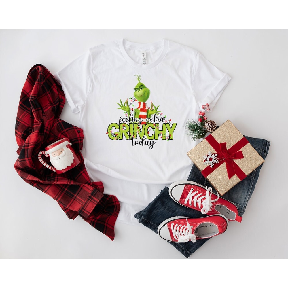 Feeling Grinchy Unisex Shirt, Grinch Era, Boujie Era, Christmas, Trending Christmas, Christmas Party.jpg