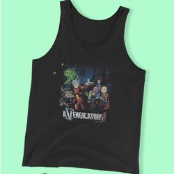 avengicators rick and morty men&8217s tank top