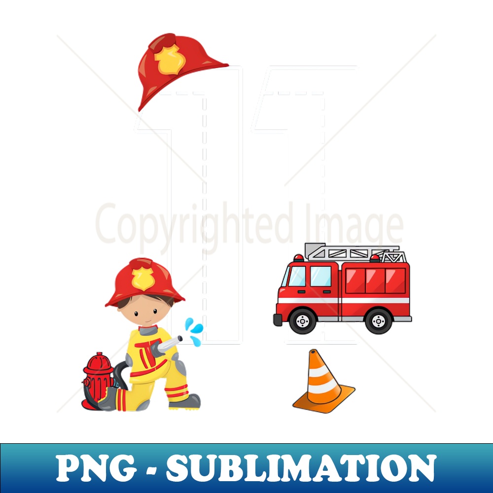 AG-13848_Fire Truck Fireman 11 Year Old Im 11th Birthday Party 4139.jpg