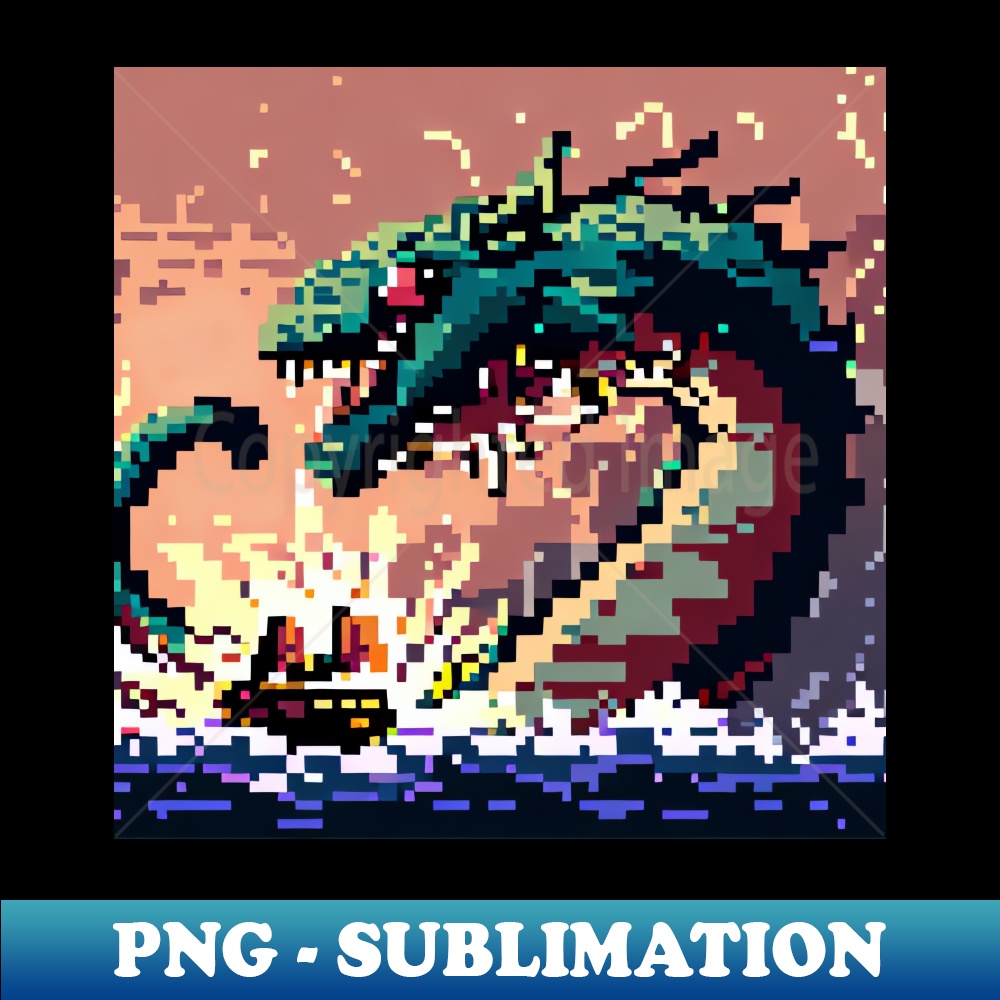 AL-697_A giant sea serpent attacking a ship pixel art 5060.jpg