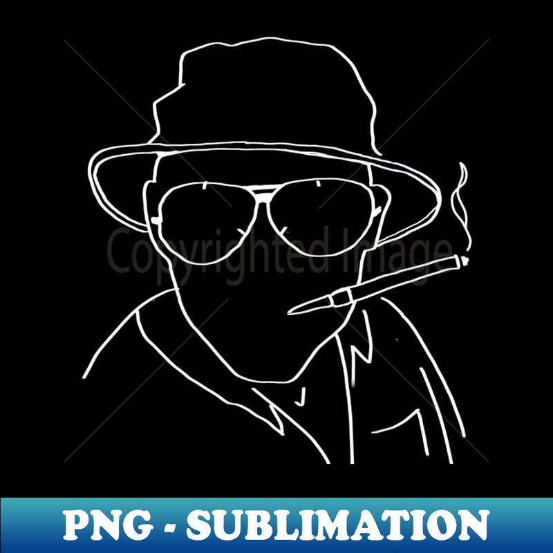 BQ-18308_Hunter S Thompson Silhouette 4027.jpg