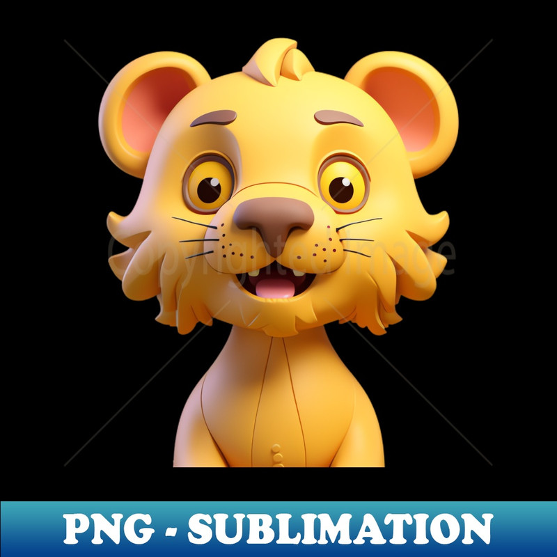 BU-9575_Cute 3D Baby Lion Face - Adorable Gift Idea 5761.jpg