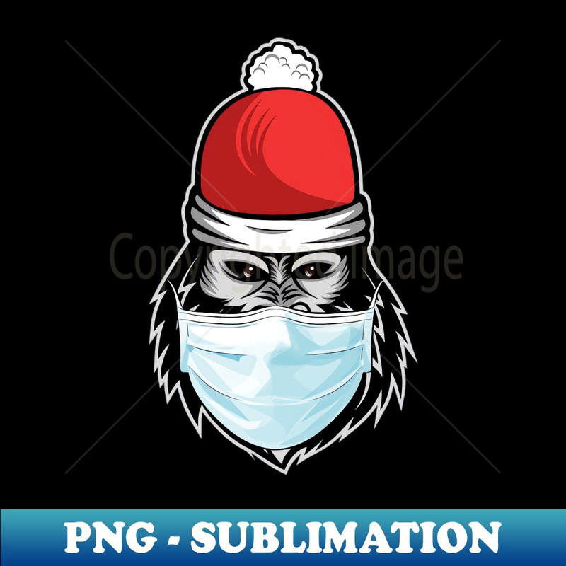 CF-16038_Gorilla Face Wear in Christmas Cap and Face Mask 1200.jpg