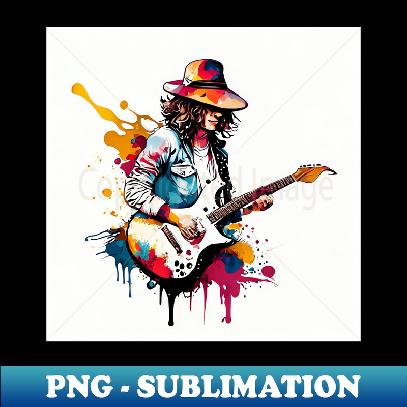 CG-25591_Music festival in ink color droplets Male musician in a hat who is playfully playing the guitar 3244.jpg