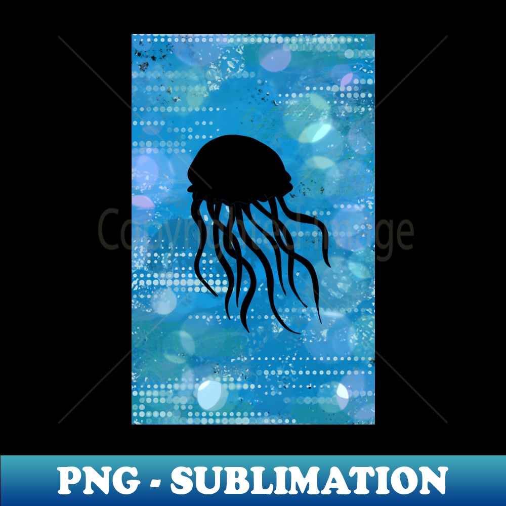CP-20769_Jellyfish Silhouette on a Blue Abstract Background 5725.jpg