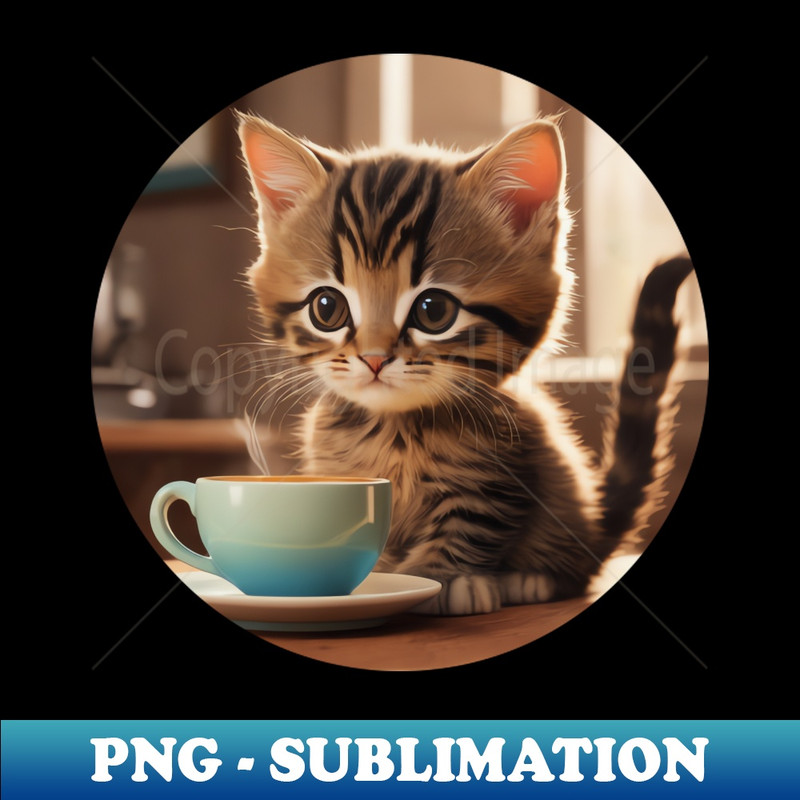 CQ-10114_Cute Stripey Kitten With a Cup of Coffee 6644.jpg