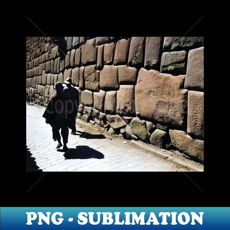 CS-8605_Colorized Vintage photo of wall at Kusco 3562.jpg