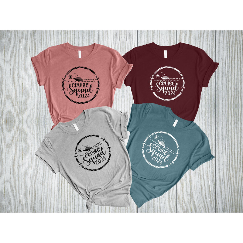 Custom Cruise Squad 2024 Shirt, Matching Cruise Family Shirt, Vacation Shirt, Cruising Friends Group Shirt, Cruise Trip T-Shirt 1.jpg