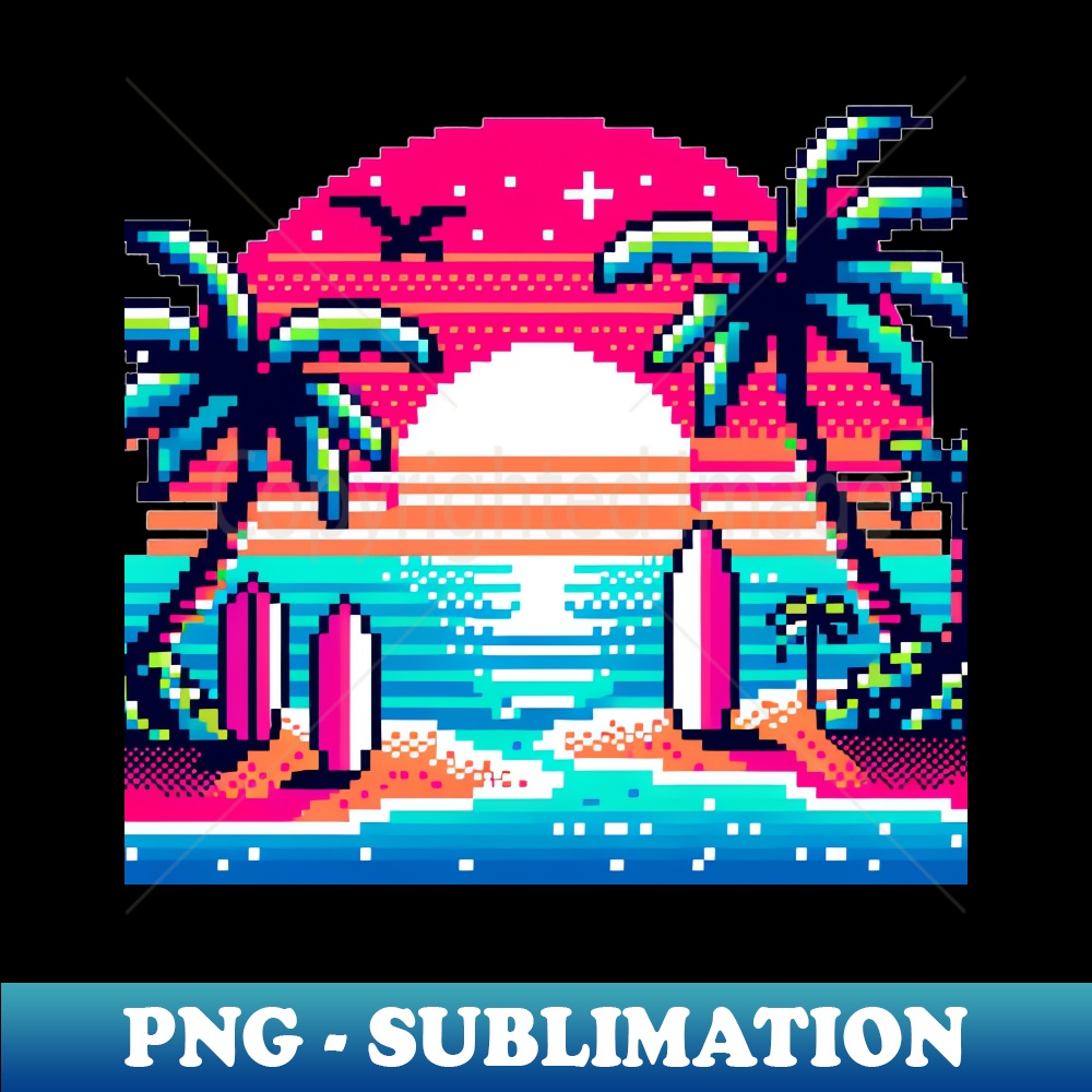 CU-26089_Neon Beach Pixels - Tropical 8-Bit Paradise 2639.jpg