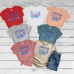 mermaid of the birthday princess shirt, birthday princess shirt, birthday girl shirts, princess theme family matching sh