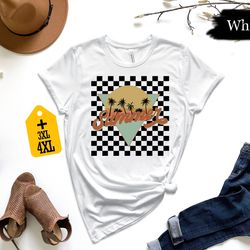 retro summer shirt for sunny days trendy summer vacation shirt for unisex hiking shirt for sunny weather summer shirt fo